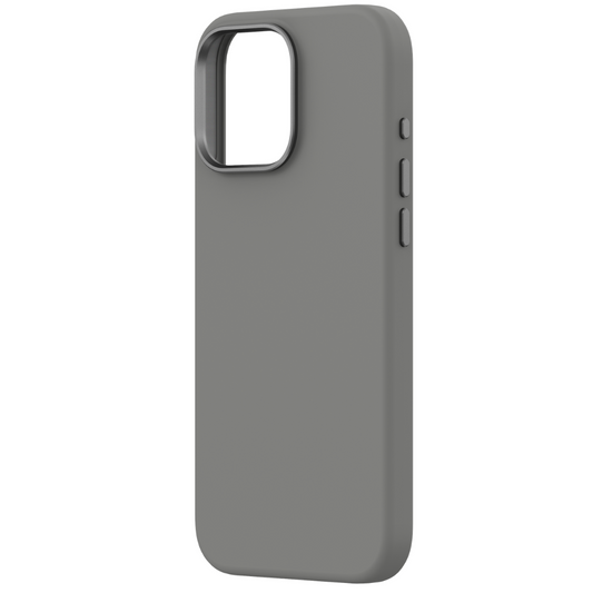 Funda de silicona para iPhone 16 Pro con MagSafe Nature Gris Comma