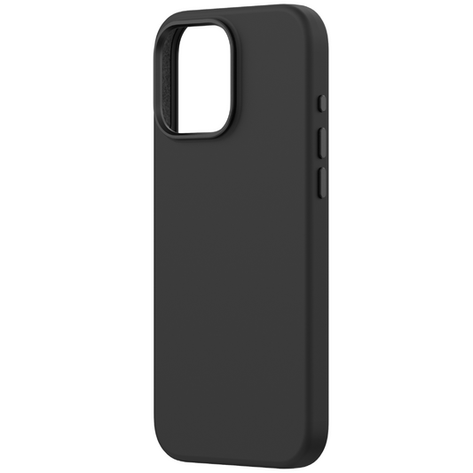 Funda de silicona para iPhone 16 con MagSafe Nature Negro Comma