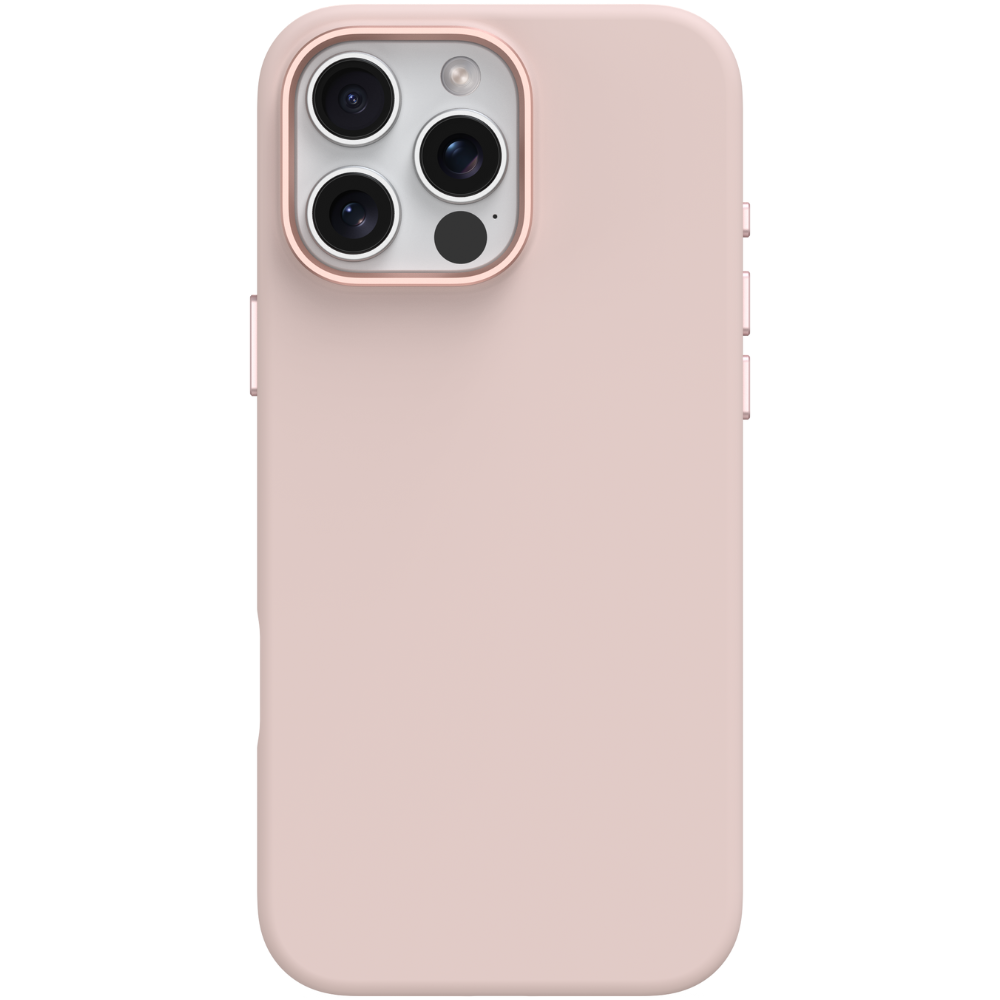 Funda de silicona para iPhone 16 Pro Max con MagSafe Nature Rosado Pálido Comma