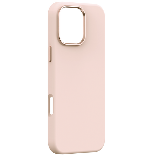 Funda de silicona para iPhone 16 Pro con MagSafe Nature Rosado Pálido Comma