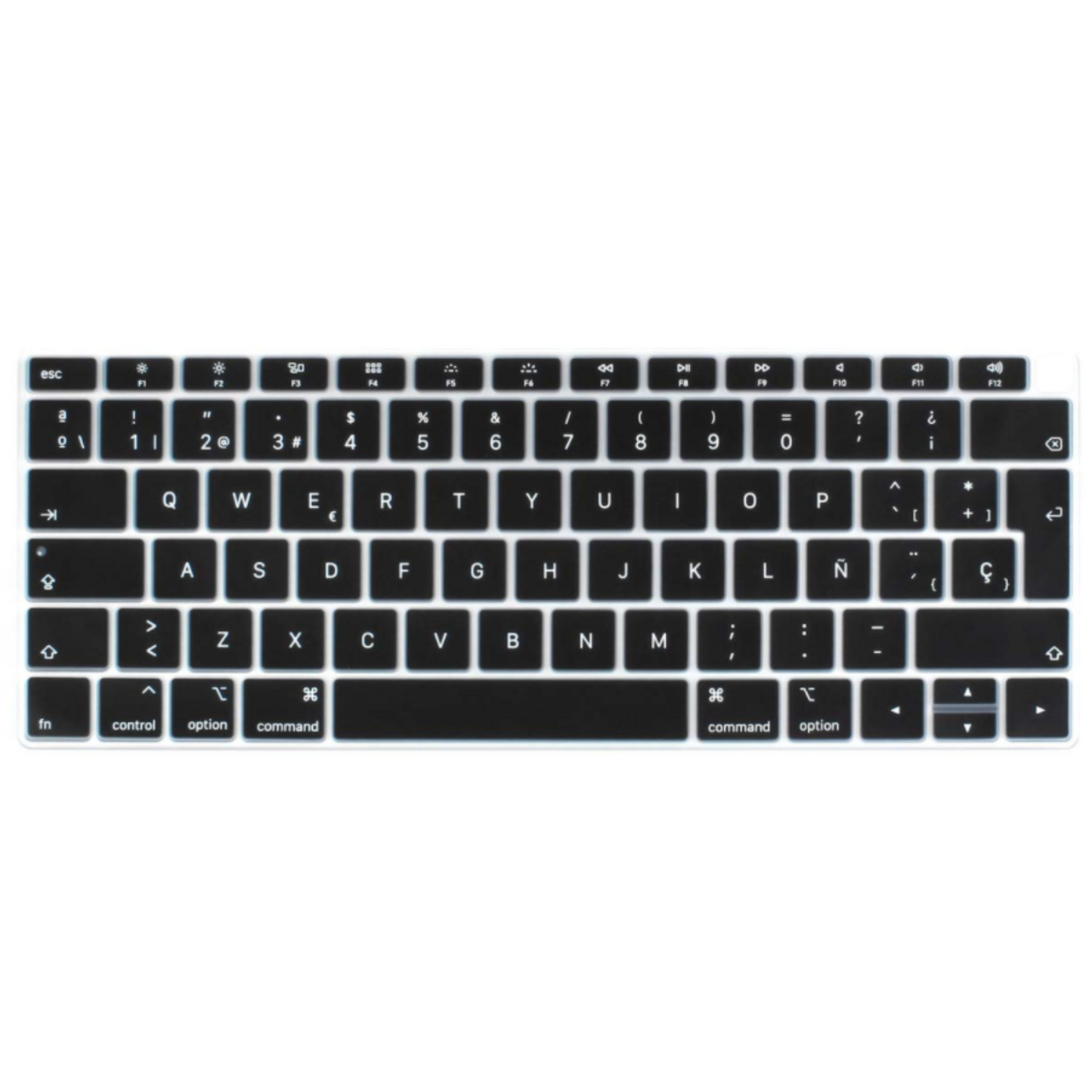 Protector Teclado para Macbook Air 13.3´ 2018/2019 (A1932) Negro
