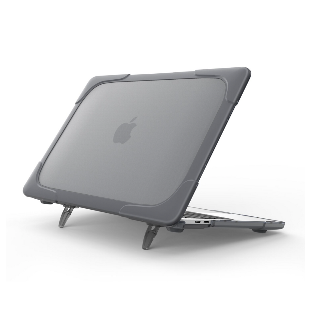 Protector para Macbook Pro 13.3´ con/sin Touch Bar Reforzado Gris Oscuro