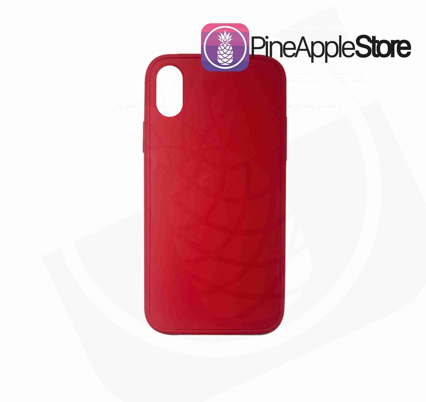 Protector Silicona Rojo iPhone X/Xs