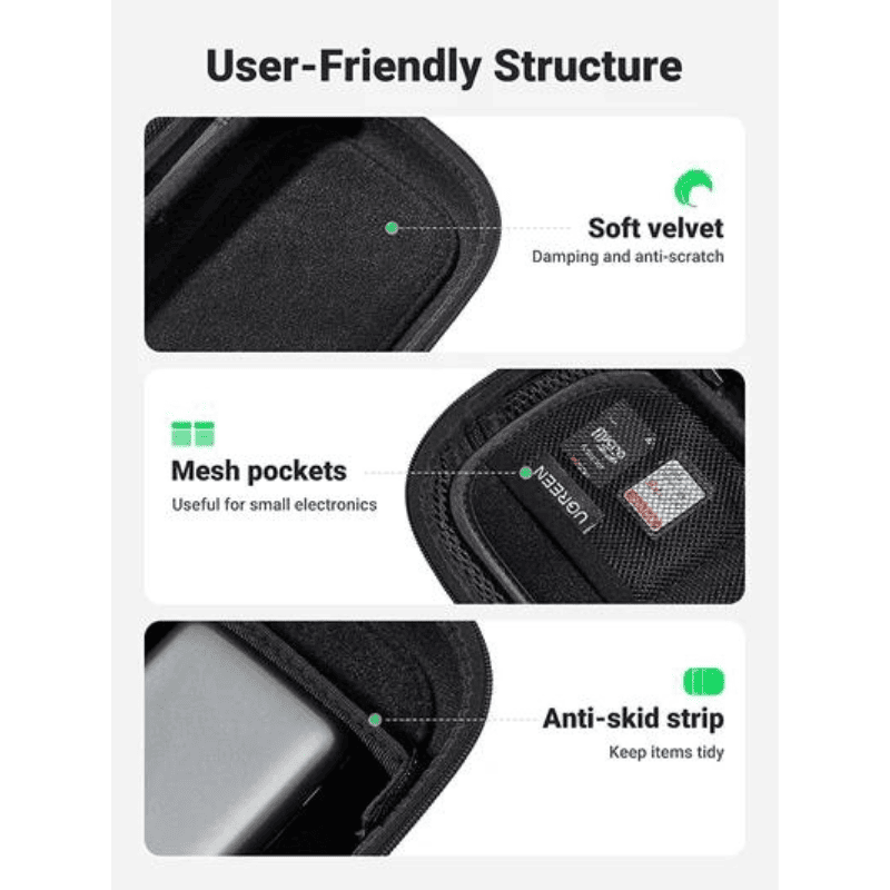 Bolso de Viaje para accesorios Gris Ugreen