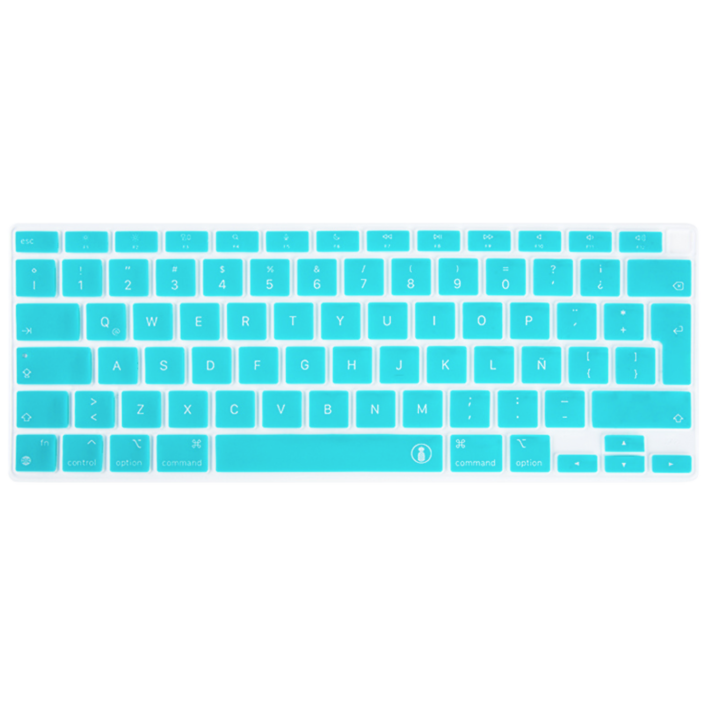 Protector Teclado para Macbook Air 13.3´ 2020 (A2337 M1) Turquesa