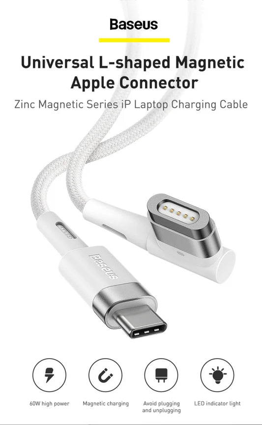 Cable USB-C a Magsafe 1 60w Baseus