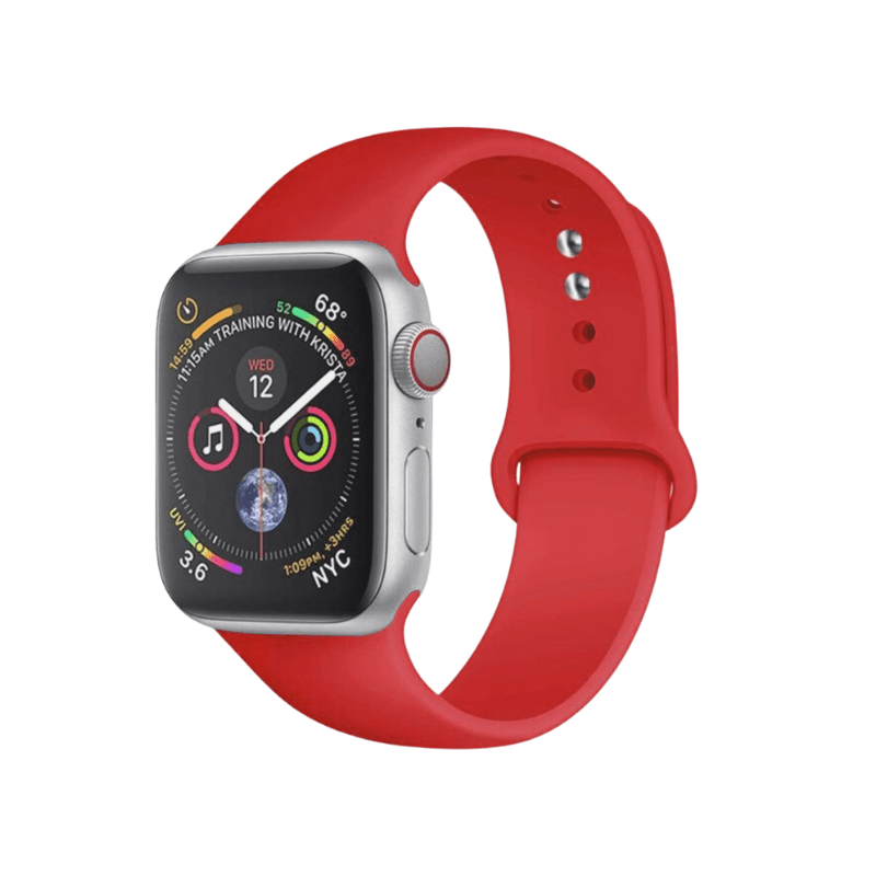 Pulsera para Apple Watch Silicona Rojo 38-40-41mm