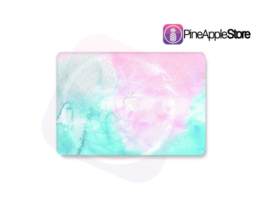 Protector Externo Macbook New Air RETINA 13.3´ Rosado Blanco (Con Touch ID A1932/A2179/A2337 M1)