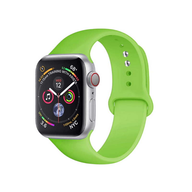 Pulsera para Apple Watch Silicona Rojo 42-44-45mm