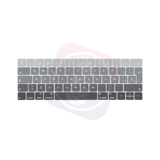 Protector Teclado Macbook Pro 13.3´/15.4´ Touch Bar Degradé Gris
