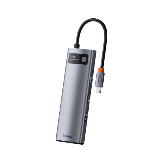 Hub USB-C Metal Gleam Series 8 en 1 Baseus