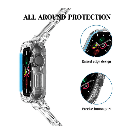 Pulsera con Case Apple Watch Transparente 42-44mm