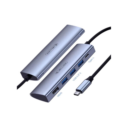 Hub USB-C 5 en 1 - USB3.0x3, PDx1, HDMIx1 Jellico