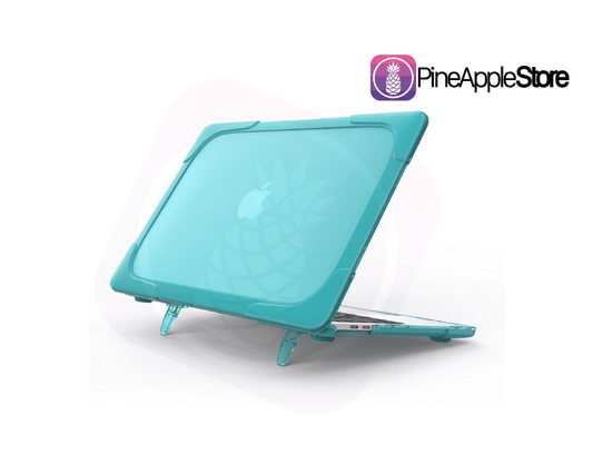 Protector Externo Macbook New Air RETINA 13.3´ Reforzado Gris Oscuro (Con Touch ID A1932/A2179/A2337 M1)