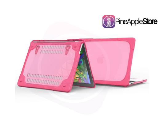 Protector Externo Macbook New Air RETINA 13.3´ Reforzado Gris Oscuro (Con Touch ID A1932/A2179/A2337 M1)