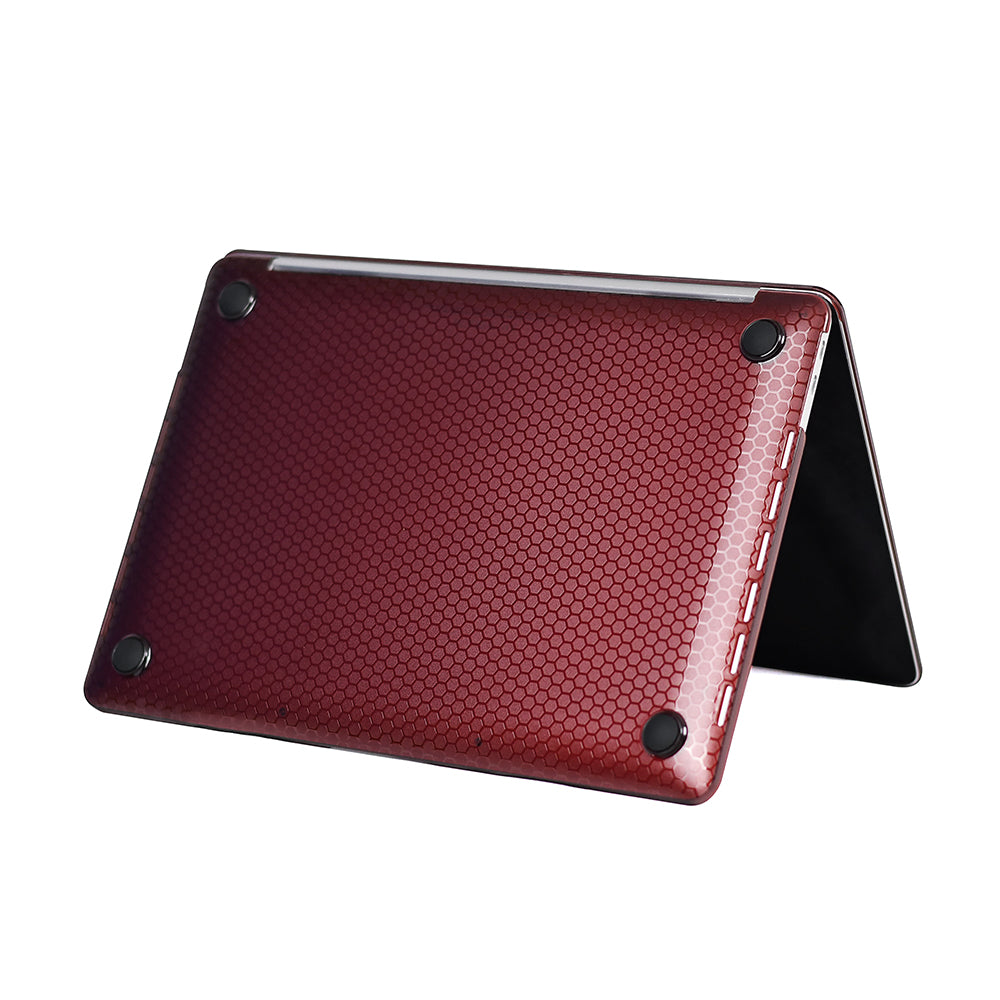 Protector Externo Macbook Air 13.3´ Burdeo Honeycomb (A1932/A2179/A2337 M1)