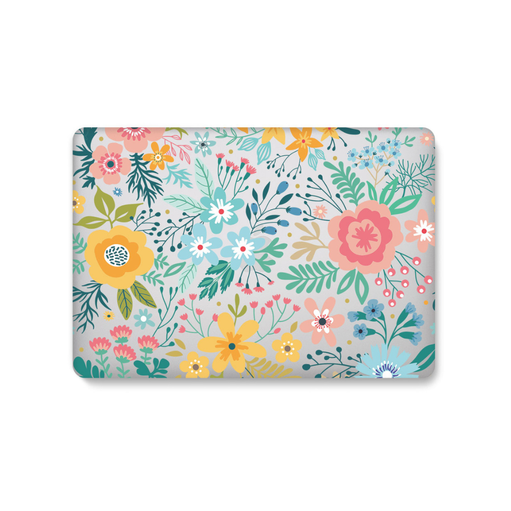 Protector Externo Macbook Air 13.3´ Flores Pequeñas (A1932/A2179/A2337 M1)