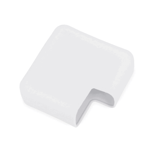 Protector Silicona Cargador Macbook 45w Blanco