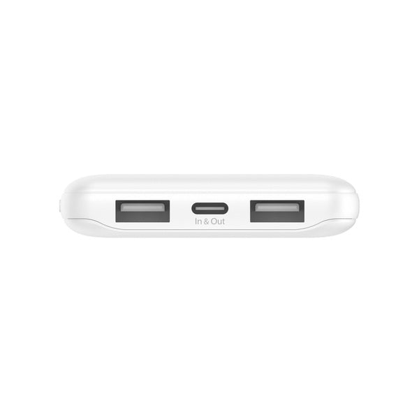 Batería portátil /Power Bank 10.000 mAh USB-A / USB-C Blanco Belkin