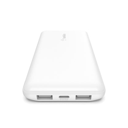 Batería portátil /Power Bank 10.000 mAh USB-A / USB-C Blanco Belkin