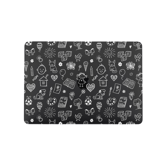 Protector para Macbook Air 13.3´ Black Fun (A1932/A2179/A2337 M1)