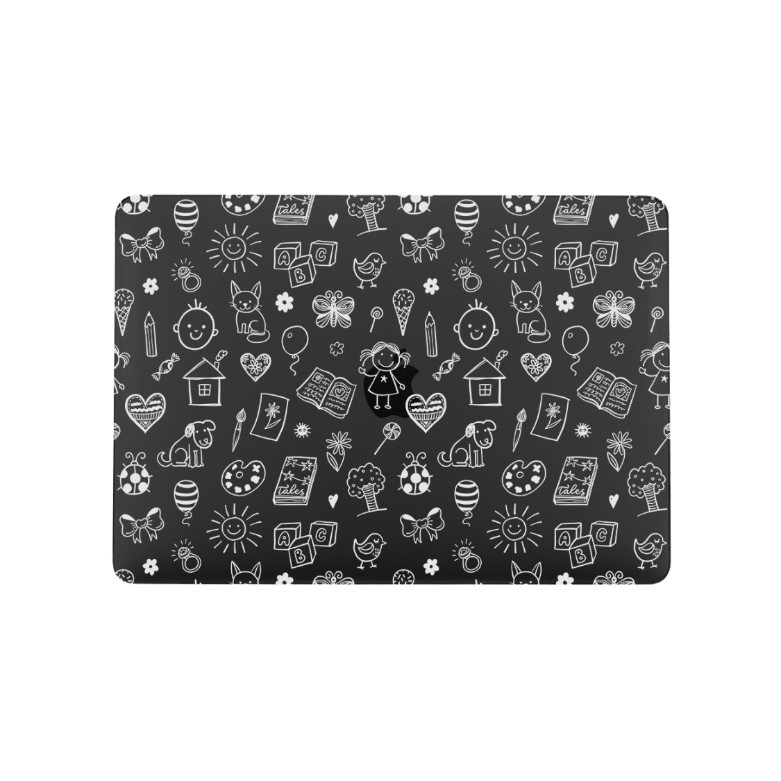 Protector para Macbook Air 13.6´ Black Fun (A2681 M2 - A3113 M3 - A3240 M4 - A3449 M5)