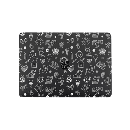 Protector para Macbook Air 13.6´ Black Fun (A2681 M2 - A3113 M3 - A3240 M4 - A3449 M5)