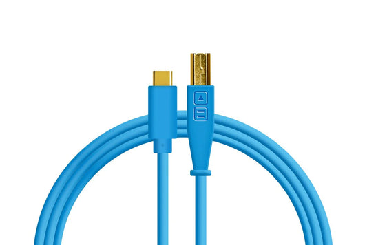 Cable USB-C a USB-B 1.5 Metros Celeste Chroma DJTechtools