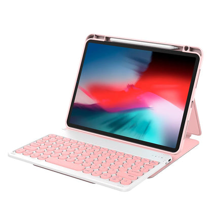 Funda con Teclado para iPad 10.2″ / 10.5″ rosado Inglés WIWU