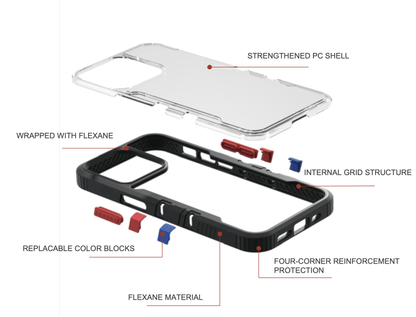 Protector Vibrant Serie iPhone 13 Negro TGVI´S