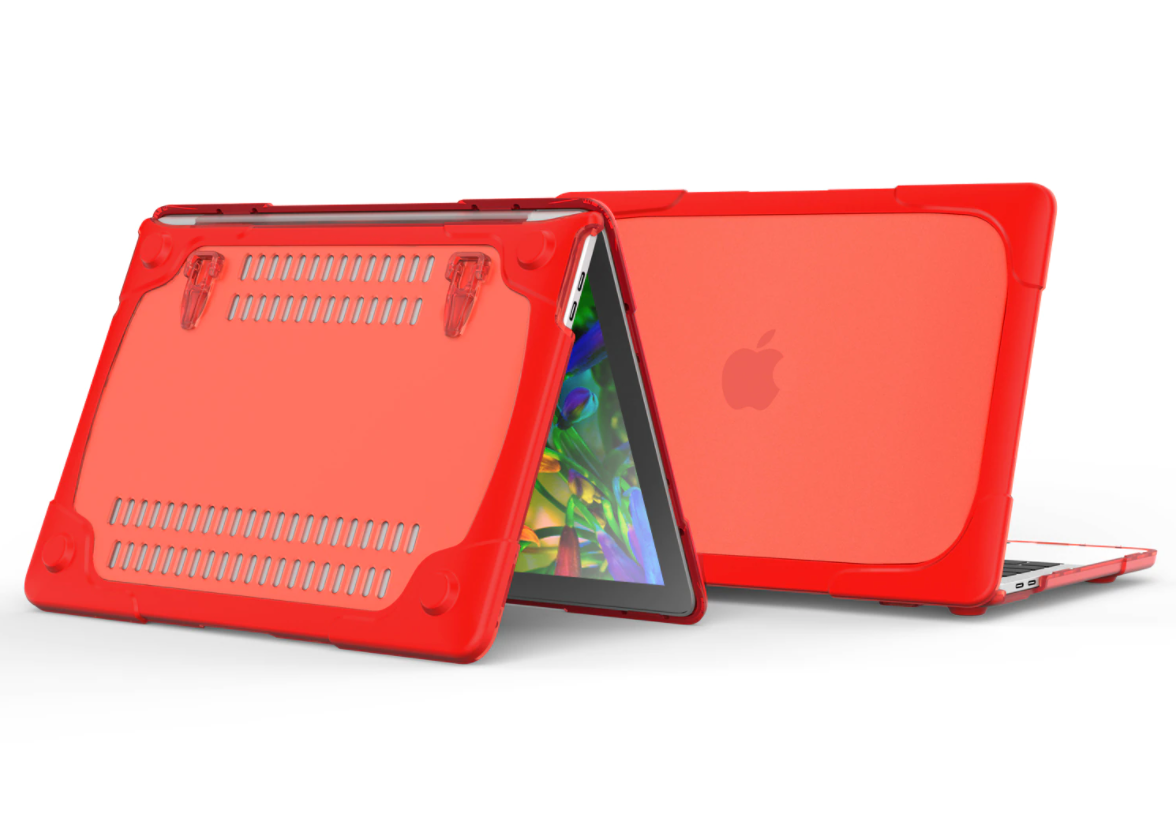 Protector Externo Macbook Pro 13.3´ con/sin Touch Bar Reforzado Rojo