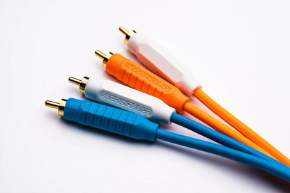 Cable RCA a RCA Blanco 2 Metros DjTechTools