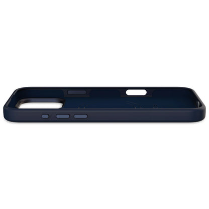 Funda de silicona para iPhone 16 Pro con MagSafe Blue Print Decoded