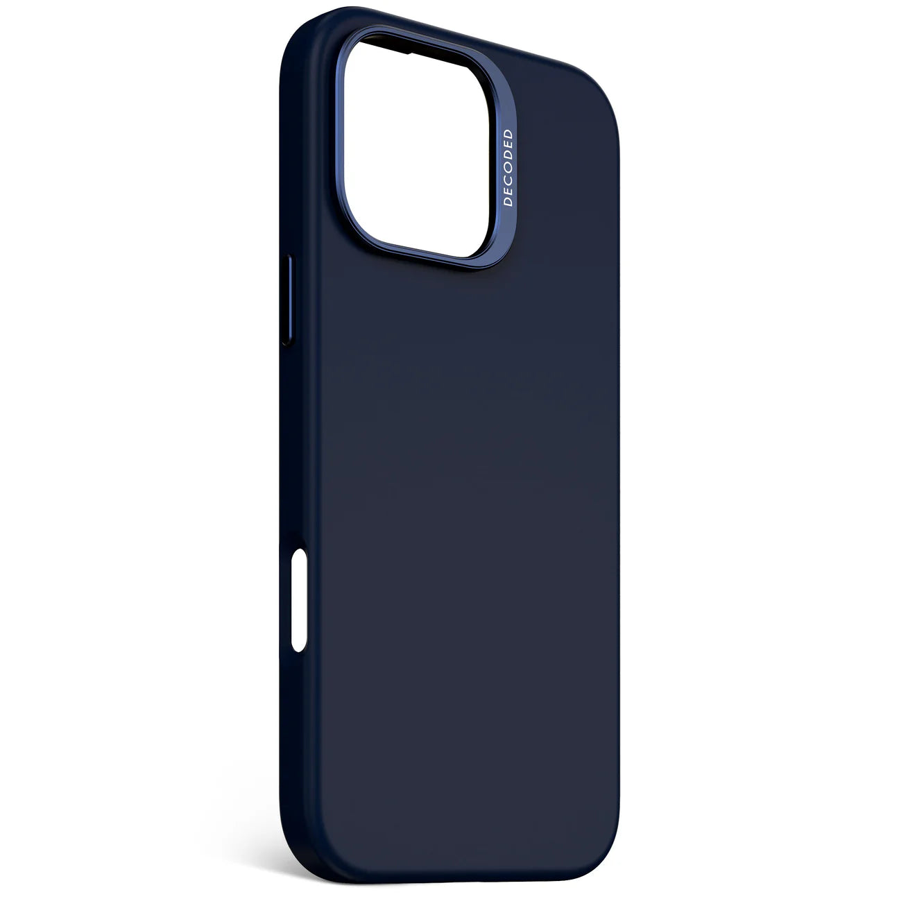 Funda de silicona para iPhone 16 Pro con MagSafe Blue Print Decoded