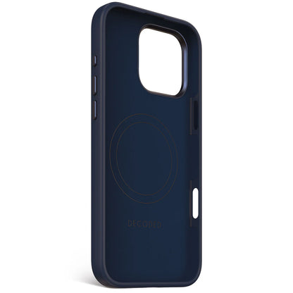 Funda de silicona para iPhone 16 Pro con MagSafe Blue Print Decoded
