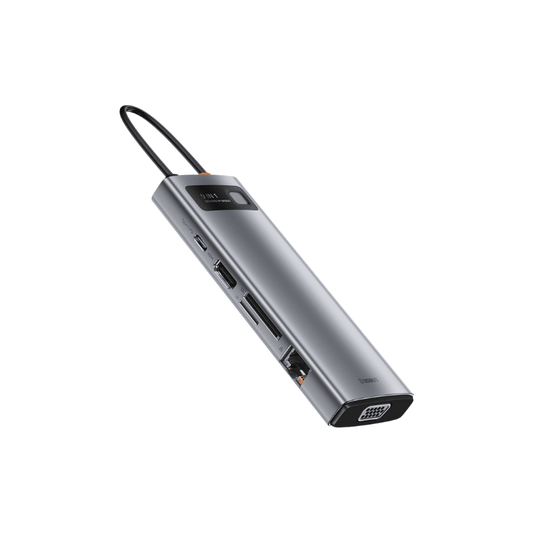 Hub USB-C Metal Gleam Series 9 en 1 Baseus