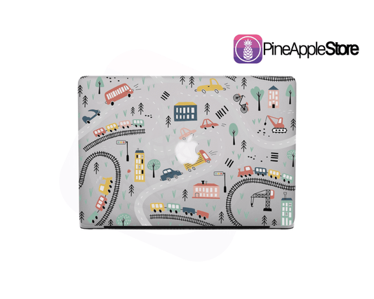 Protector Externo Macbook New Air RETINA 13.3´ Trenes (Con Touch ID A1932/A2179/A2337 M1)