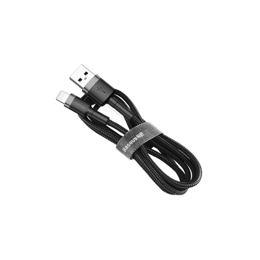Cable Lightning 2 metros negro/gris Baseus
