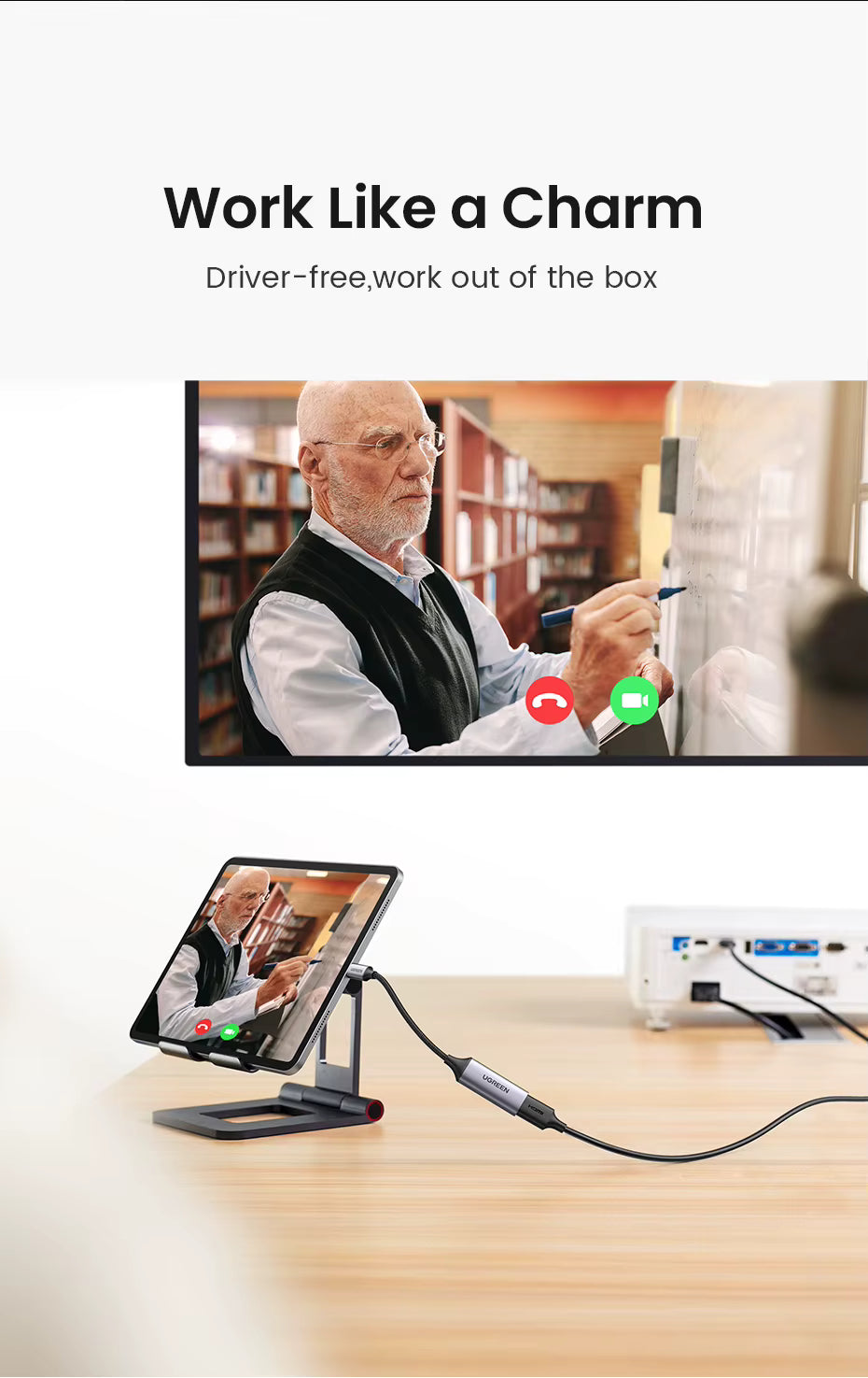 Adaptador USB-C a HDMI 60hz Ugreen