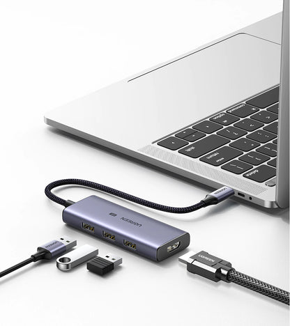 HUB USB-C 4 en 1 8K 30Hz Ugreen