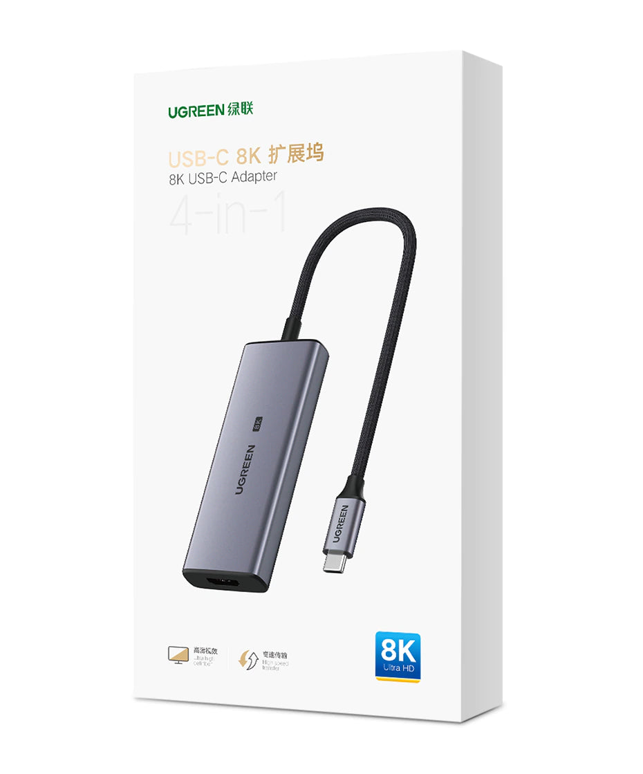 HUB USB-C 4 en 1 8K 30Hz Ugreen