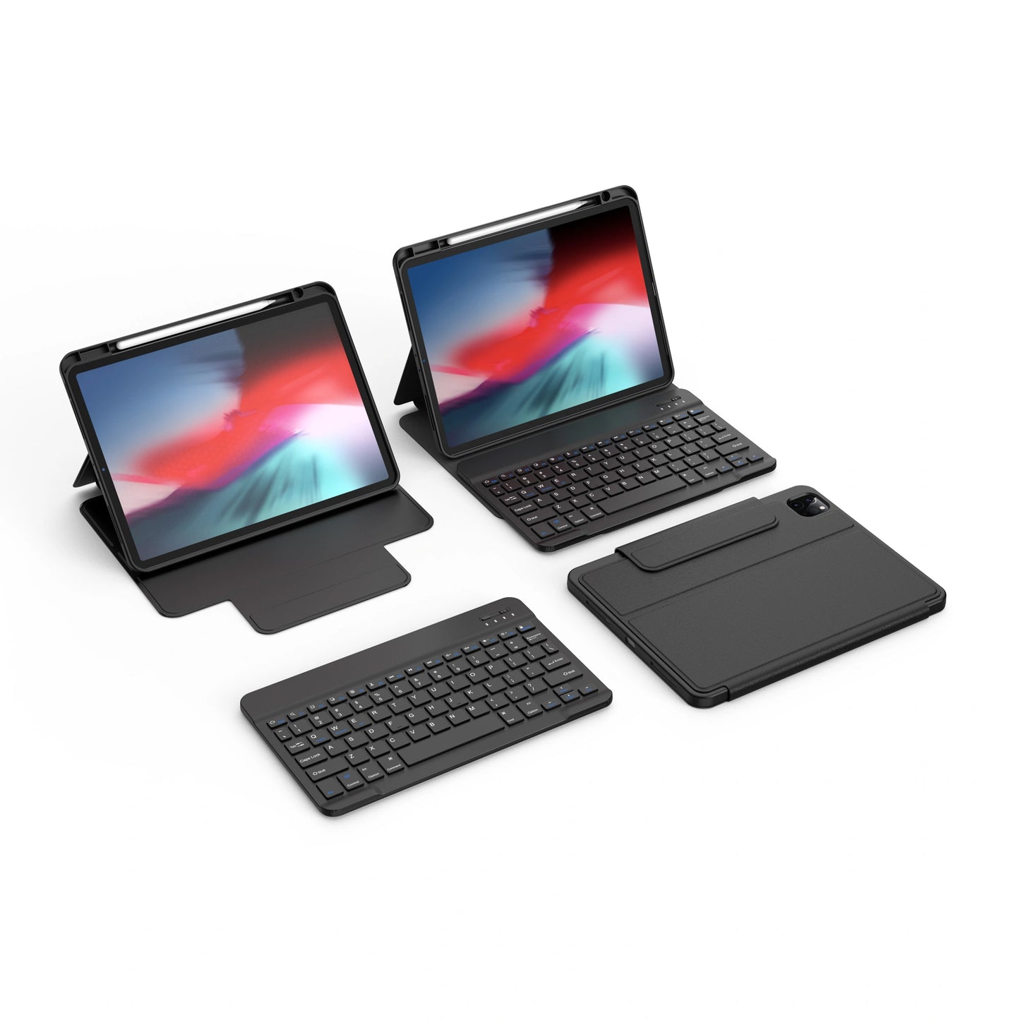 Funda con Teclado para iPad Air 4/5 10.9″ Air 11´ / Pro 11″ Inglés WIWU