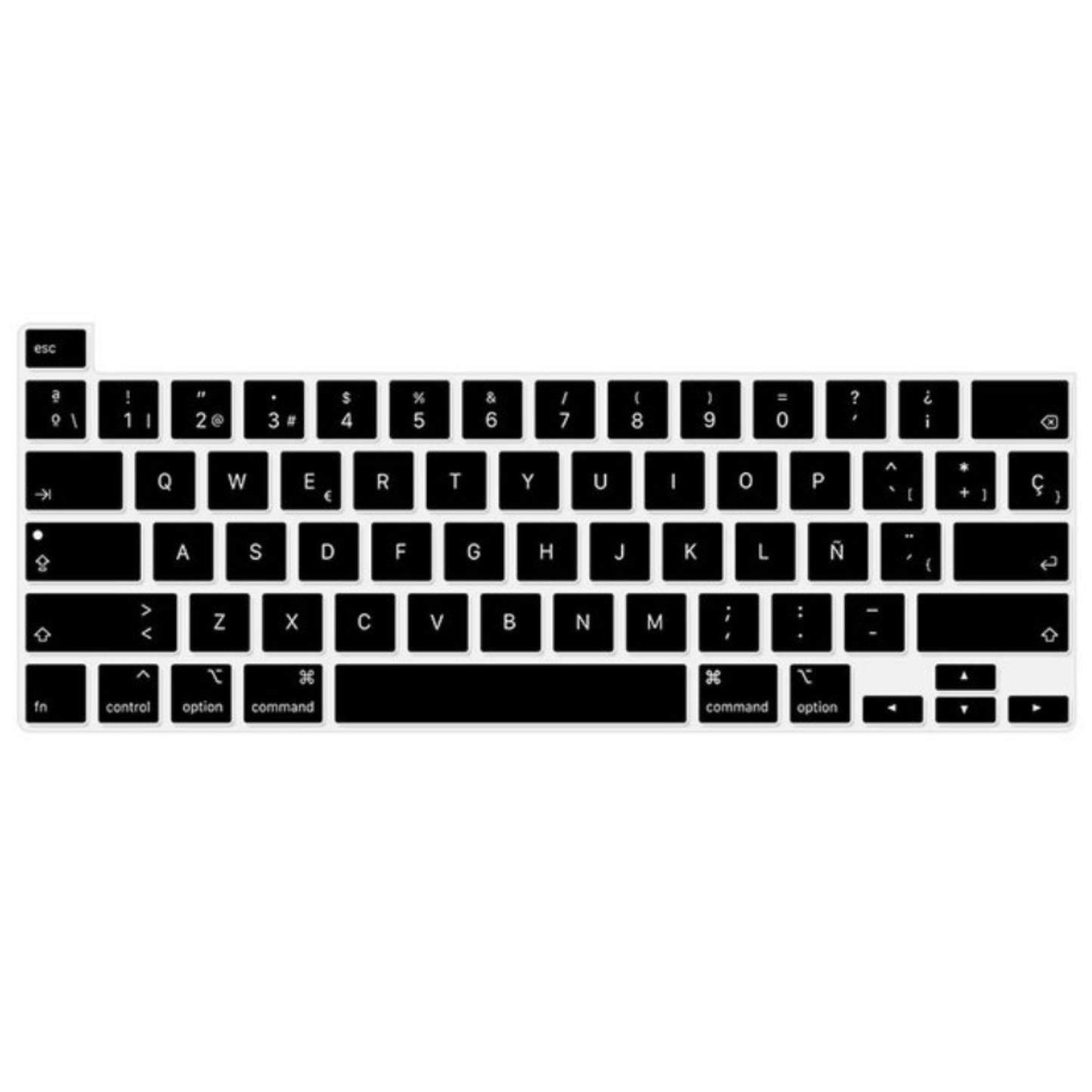 Protector Teclado Pro 13´ 2020 Negro / Macbook Pro 16´