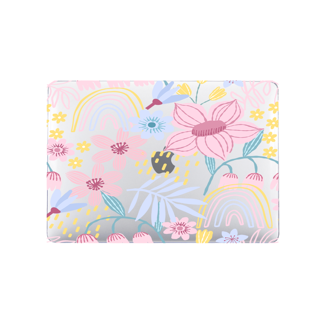 Protector para Macbook Air 13.3´ Pink flowers (A1932/A2179/A2337 M1)