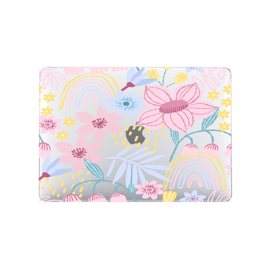 Protector para Macbook Air 13.6´ Pink flowers (A2681 M2- A3113 M3- A3240 M4)