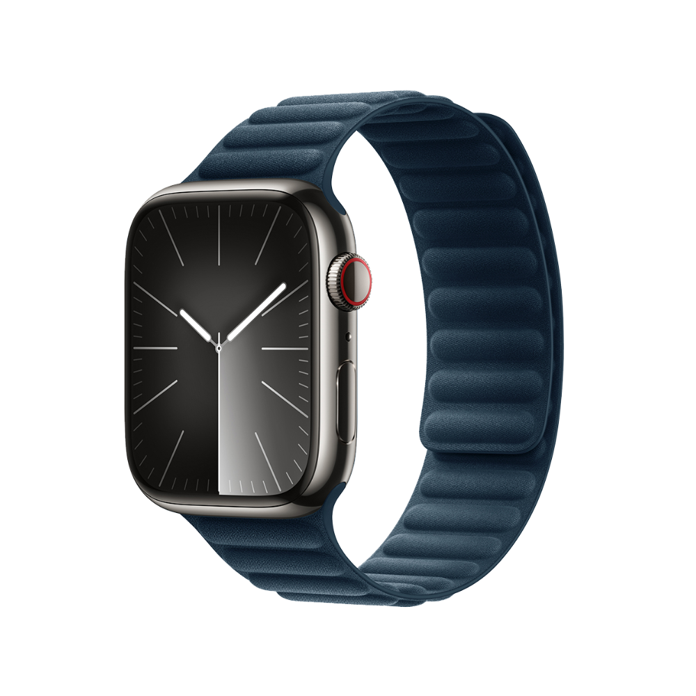 Pulsera para Apple Watch Deluxe Series Magnetic Fiber Sea Blue 38-40-41-42mm Devia