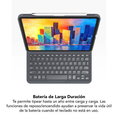 Funda con teclado Pro Keys para iPad Air 4/5 10,9" - Inglés ZAGG