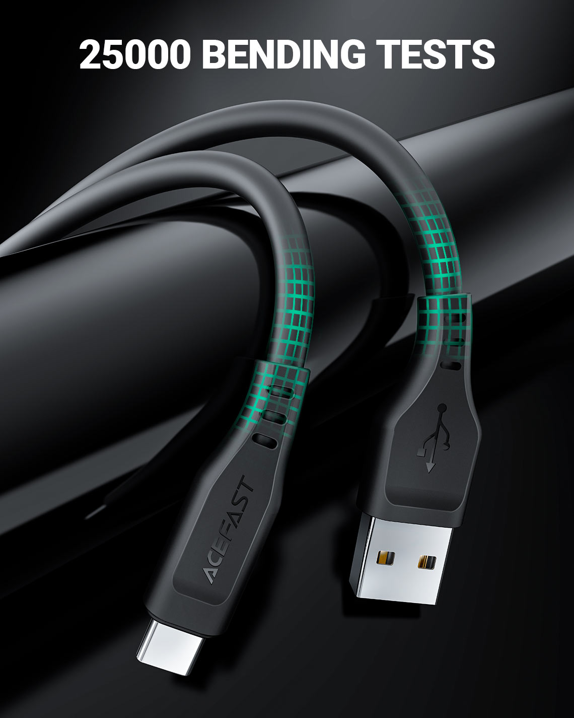 Cable USB-A a USB-C 1,2m AceFast