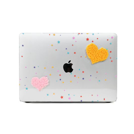 Protector para Macbook Air 15.3´ Corazones con relieve (A2941 M2- A3114 M3- A3241 M4)