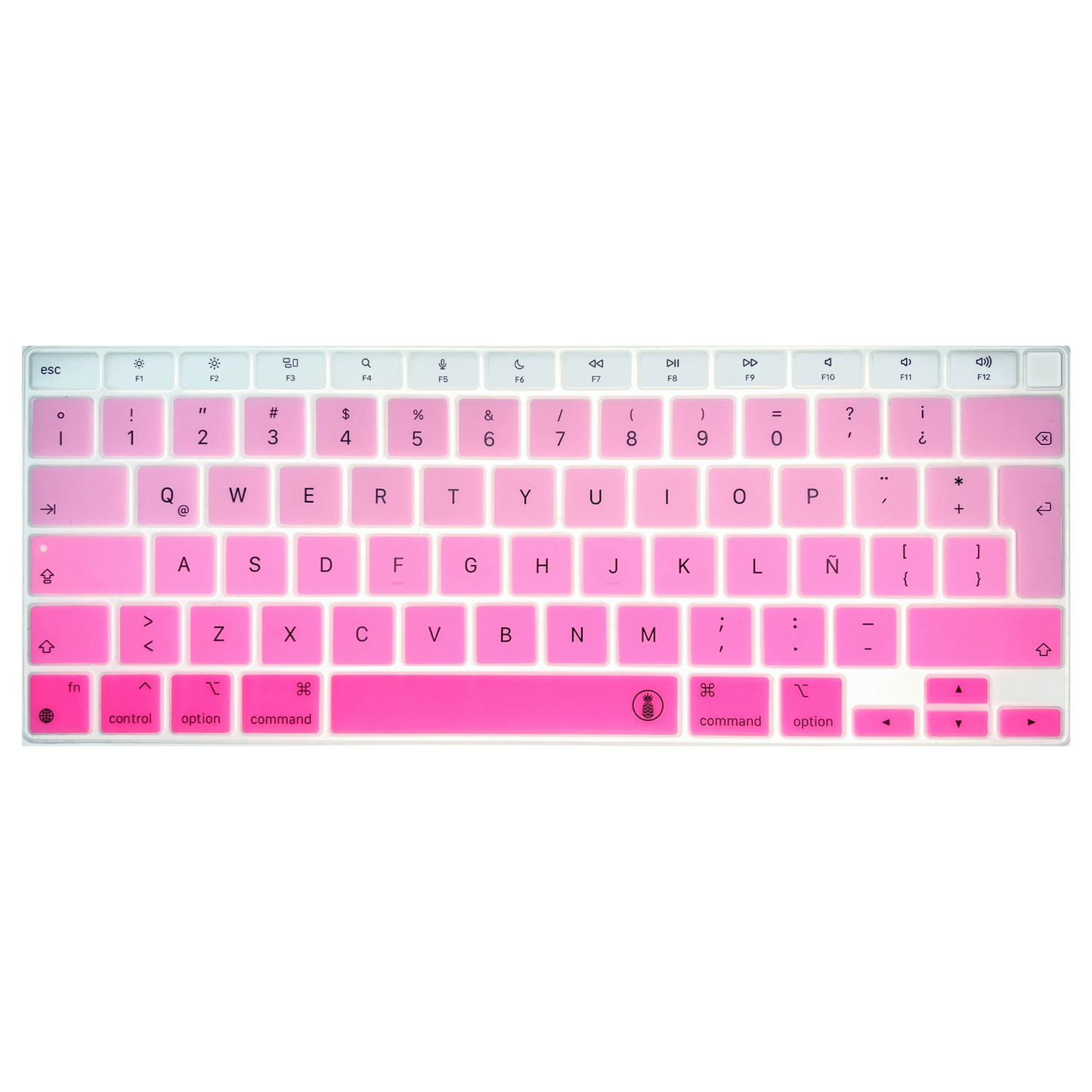 Protector Teclado Macbook Air 13.3´ 2020 (A2337 M1) Escala de Rosado